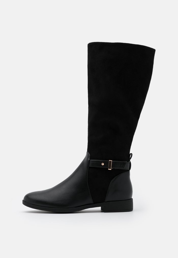 Bottes Anna Field Plates Zip UP Noir Femme | ALA-7525409